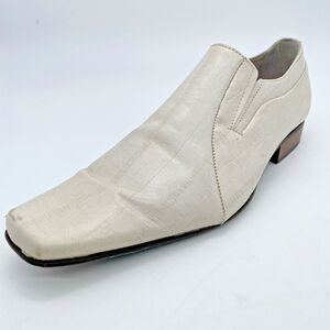 Galliano Lavorazione Artigiana Dress Loafers Men’s US 7 / 40 White Leather Italy